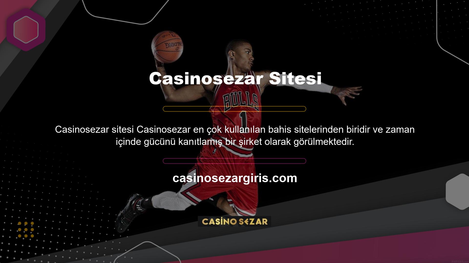 Casinosezar Bahis, çevrimiçi bahis sektörünün en iyilerinden biri olarak bilinir ve profesyonel ve kaliteli bahis hizmetleri için fırsat sunar