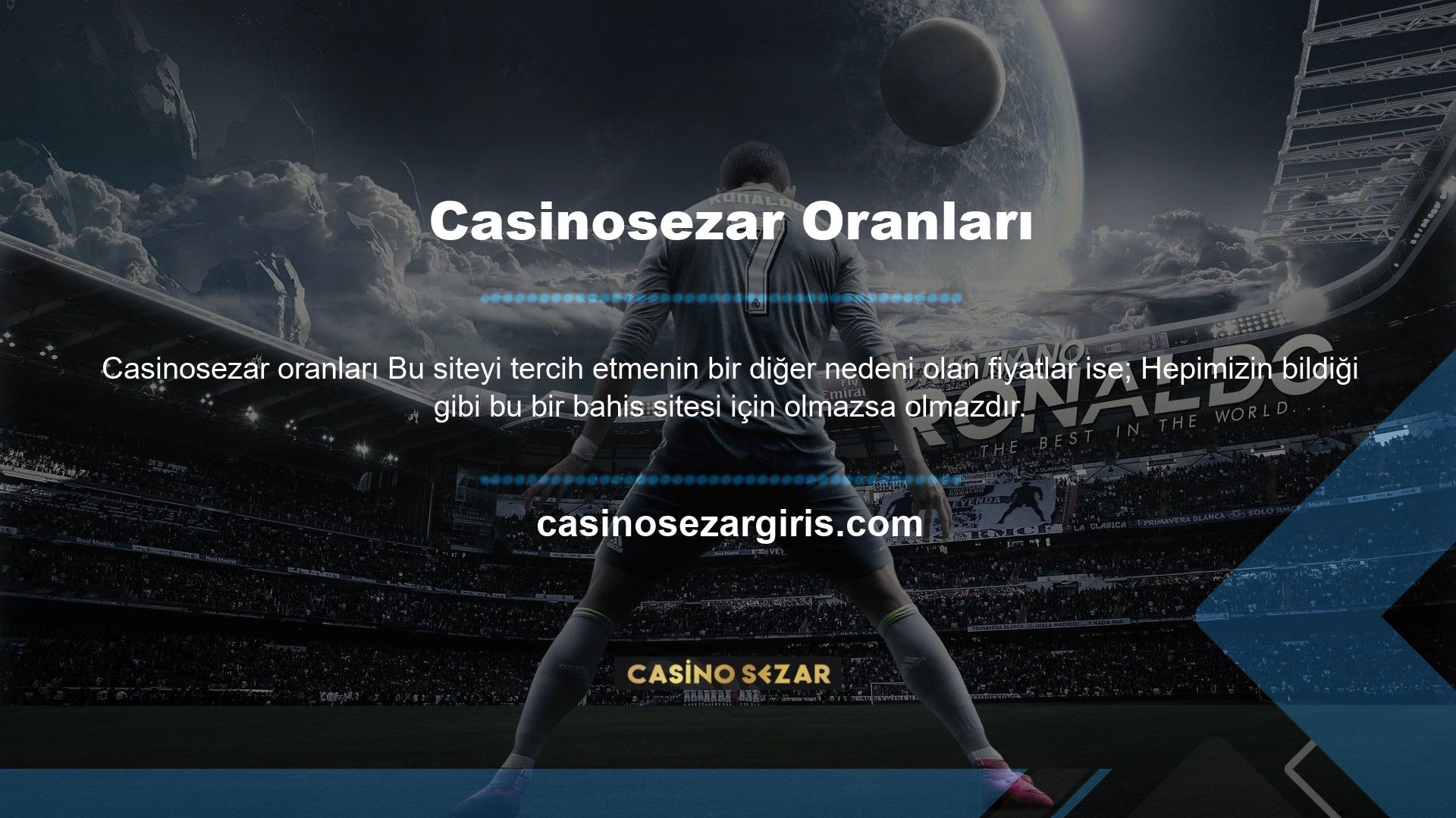 Casinosezar web sitesinde birçok yüksek oranlı oyun oynayabilirsiniz